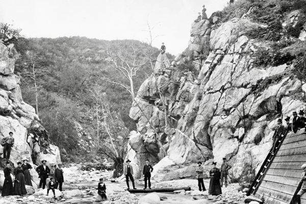 The Arroyo Seco canyon in Pasadena